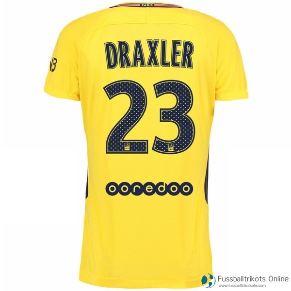 Paris Saint Germain Trikot Auswarts Draxler 2017-18 Fussballtrikots Günstig